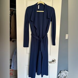 Navy blue over coat